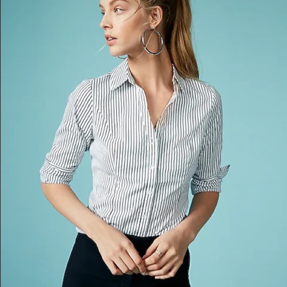 Original Long Sleeve Stripe Ultimate Essential Shirt